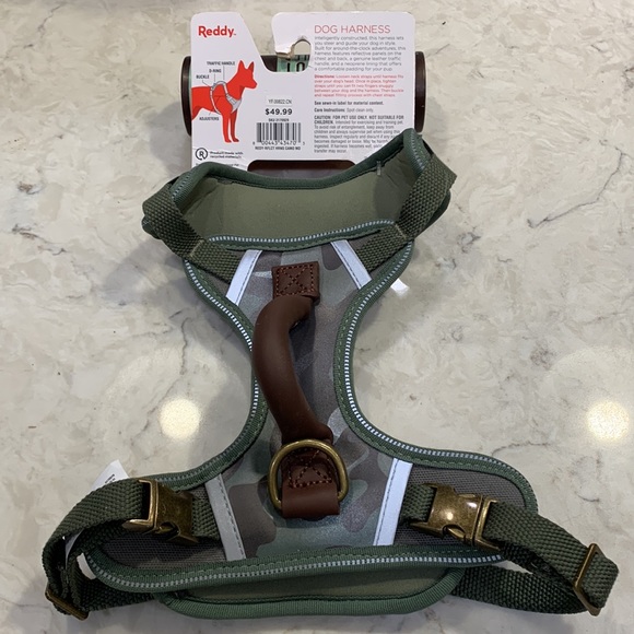 NWT Reddy Dog Harness Green Camouflage Sz LG & MD **BENEFITS ANIMAL RESCUE** - Picture 2 of 12